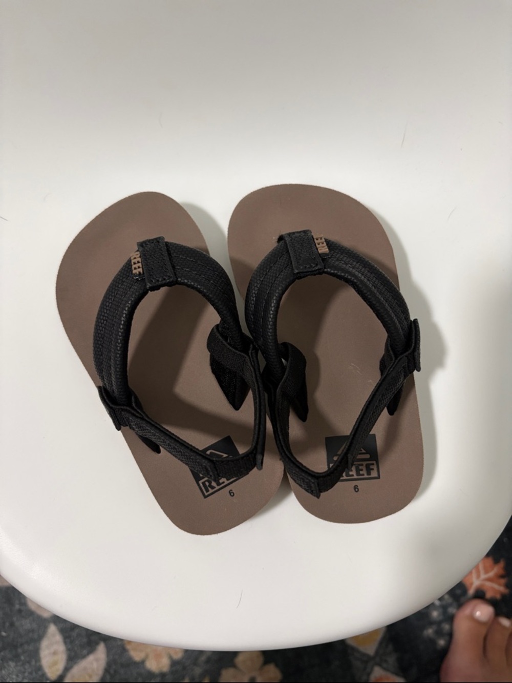 Reef Toddler Brown & Black Sandals